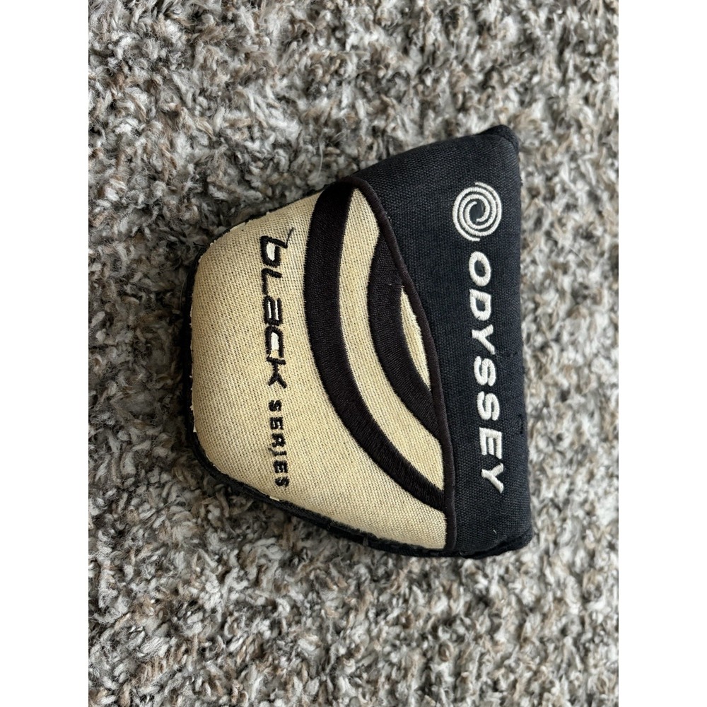 Odyssey Black Series 2-Ball Putter Cover Golf Club Headcover Black
